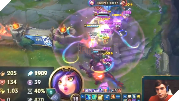 LMHT - Xem Tắc kè Neeko bug đạt 1850 AP Tốc biến Ulti bay luôn cả Tank khiến cho cộng đồng mạng khiếp sợ