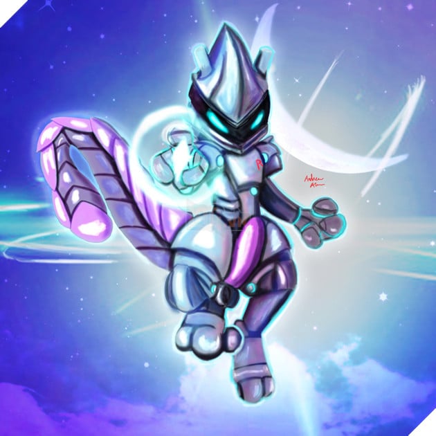 Chiêm ngưỡng những bức fan art đẹp nhất về Pokemon huyền thoại Mewtwo - Ảnh 8.
