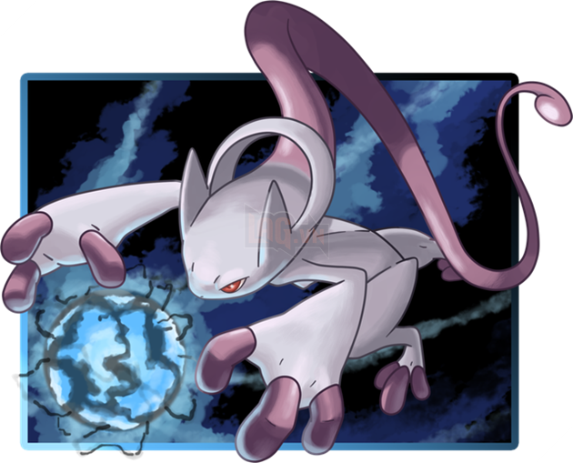 Chiêm ngưỡng những bức fan art đẹp nhất về Pokemon huyền thoại Mewtwo - Ảnh 13.