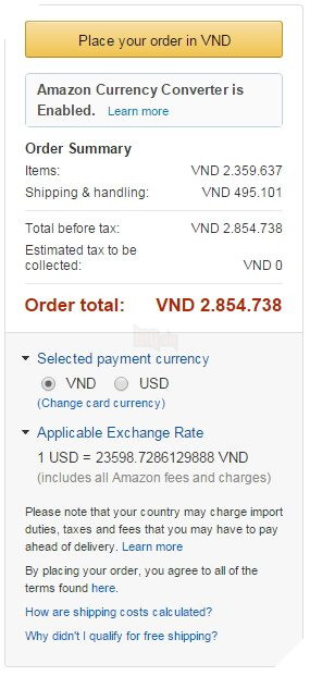 Hãy kiểm tra kỹ đơn hàng mua trên Amazon