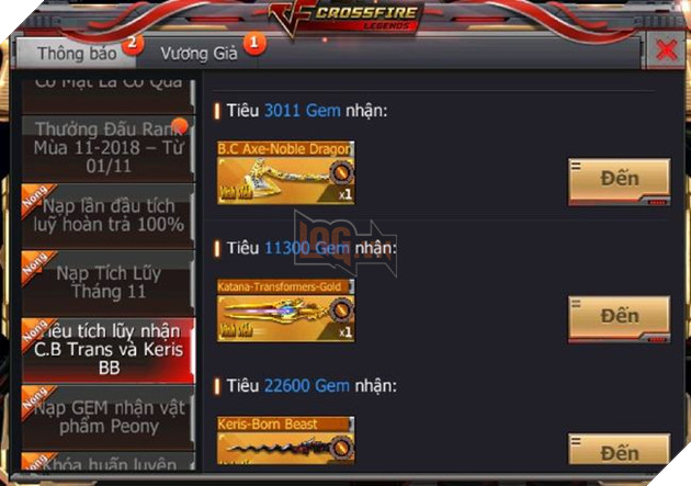 CrossFire Legends: Nhận ngay vũ khí VIP với giá cực ưu đãi nhân dịp đón chào tháng 12 3