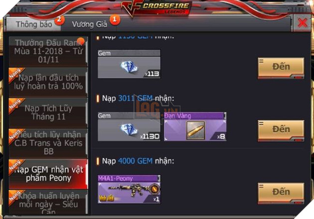 CrossFire Legends: Nhận ngay vũ khí VIP với giá cực ưu đãi nhân dịp đón chào tháng 12 4