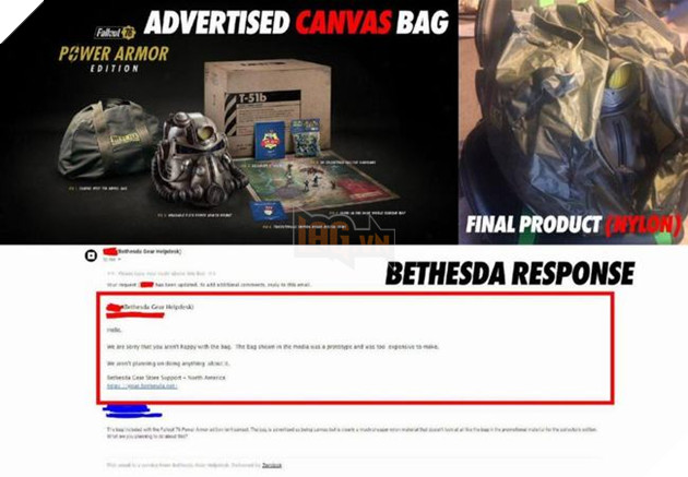 Fallout 76: Bo 200 do mua Collector's Edition, nhan ve tui nylon thay cho tui vai Fallout 76: Bỏ 200 đô mua Collector's Edition, nhận về túi nylon thay cho túi vải