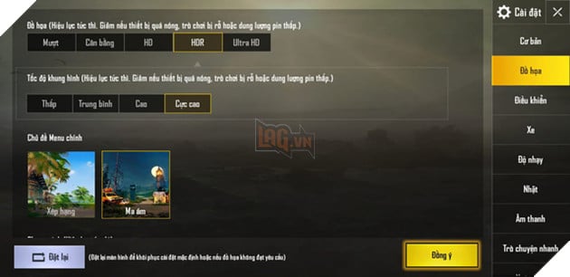 PUBG Mobile VNG: Huong dan dung GFX Tool de choi PUBG Mobile VNG setting HDR o may cau hinh yeu 2 PUBG Mobile VNG: Hướng dẫn dùng GFX Tool để chơi PUBG Mobile VNG setting HDR ở máy cấu hình yếu 2