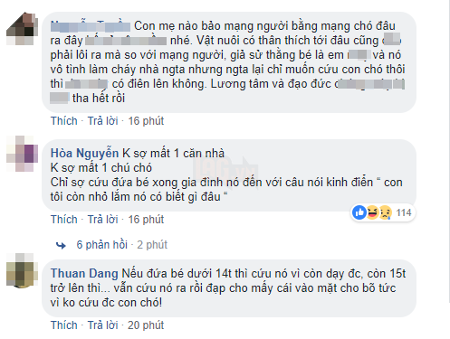 Câu hỏi khiến CĐM tranh cãi gay gắt: Nên cứu chó cưng hay đứa bé vô tình đốt nhà bạn?