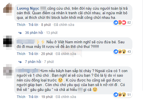 Câu hỏi khiến CĐM tranh cãi gay gắt: Nên cứu chó cưng hay đứa bé vô tình đốt nhà bạn?