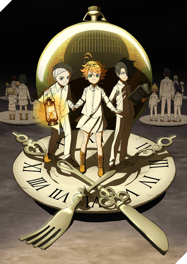 Anime The Promised Neverland tung poster mới và công bố ngày phát sóng