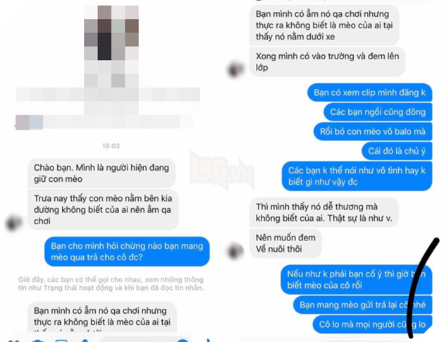 Bi cong dong Hutech truy tim vi om meo cua chu quan nuoc ve nha, nam sinh giai thich: “Tuong meo hoang nen dem ve roi tim chu tra lai 2 Bị cộng đồng Hutech truy tìm vì ôm mèo của chủ quán nước về nhà, nam sinh giải thích: “Tưởng mèo hoang nên đem về rồi tìm chủ trả lại 2