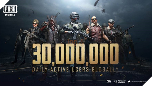 So luong nguoi choi PUBG Mobile moi ngay da nhay len toi hon 30 trieu nguoi, tinh ra bang 1/3 dan so Viet Nam Số người chơi PUBG Mobile hàng ngày đã lên tới 30 000 000 người, tính ra bằng 1/3 dân số Việt Nam