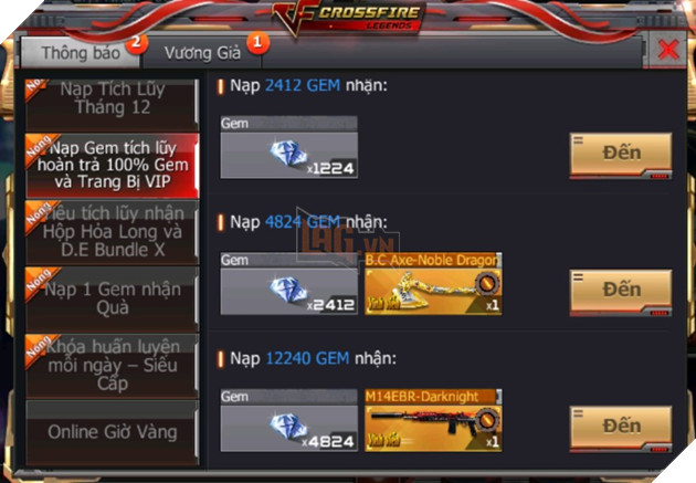 CrossFire Legends: Mua Rank thang 12 chinh thuc khoi tranh cung hang loat su kien hot 5 CrossFire Legends: Mùa Rank tháng 12 chính thức khởi tranh cùng hàng loạt sự kiện hot 5