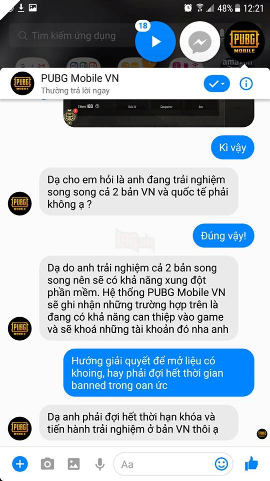 Game thu can than, choi cung luc PUBG Mobile VNG va ban Quoc te se an ban 2 Game thủ cẩn thận, chơi cùng lúc PUBG Mobile VNG và bản Quốc tế sẽ ăn ban 2