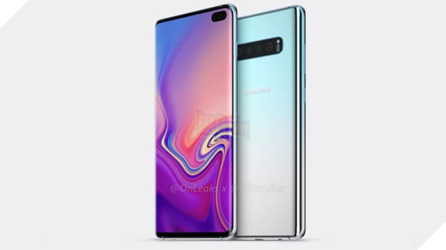Lo thiet ke Samsung Galaxy S10 Plus: Khoet 2 lo danh cho camera selfie kep ngay tren man hinh 2 Lộ thiết kế Samsung Galaxy S10 Plus: Khoét 2 lỗ dành cho camera selfie kép ngay trên màn hình 2