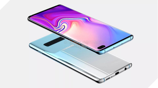 Lo thiet ke Samsung Galaxy S10 Plus: Khoet 2 lo danh cho camera selfie kep ngay tren man hinh 3 Lộ thiết kế Samsung Galaxy S10 Plus: Khoét 2 lỗ dành cho camera selfie kép ngay trên màn hình 3