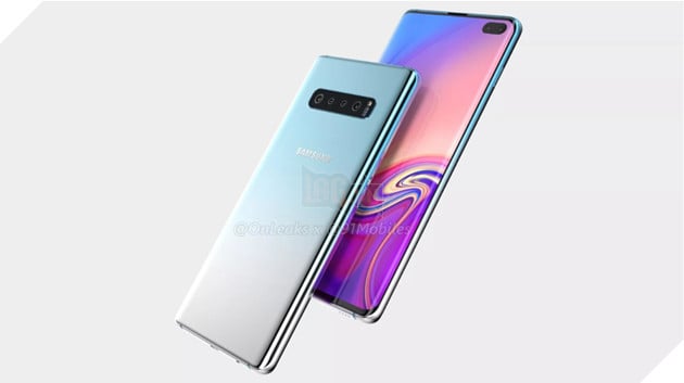 Lo thiet ke Samsung Galaxy S10 Plus: Khoet 2 lo danh cho camera selfie kep ngay tren man hinh 4 Lộ thiết kế Samsung Galaxy S10 Plus: Khoét 2 lỗ dành cho camera selfie kép ngay trên màn hình 4
