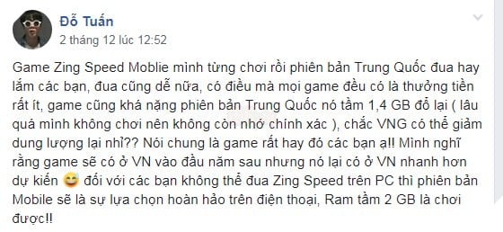 Hon 50.000 game thu “dat gach” cho ZingSpeed Mobile 5 Hơn 50.000 game thủ “đặt gạch” chờ ZingSpeed Mobile 5