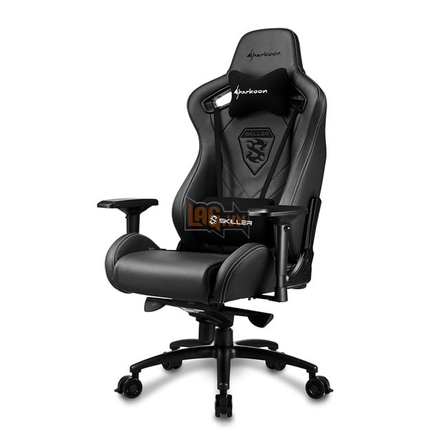 Sharkoon SKILLER SGS5: Ghe gaming cao cap voi lop vo boc bang da that 2 Sharkoon SKILLER SGS5: Ghế gaming cao cấp với lớp vỏ bọc bằng da thật 2