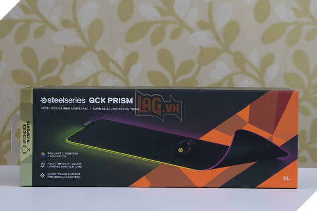 Tren tay nhanh bo san pham lot chuot QcK den tu SteelSeries co vien RGB cuc dep 2 Trên tay nhanh bộ sản phẩm lót chuột QcK đến từ SteelSeries có viền RGB cực đẹp 2