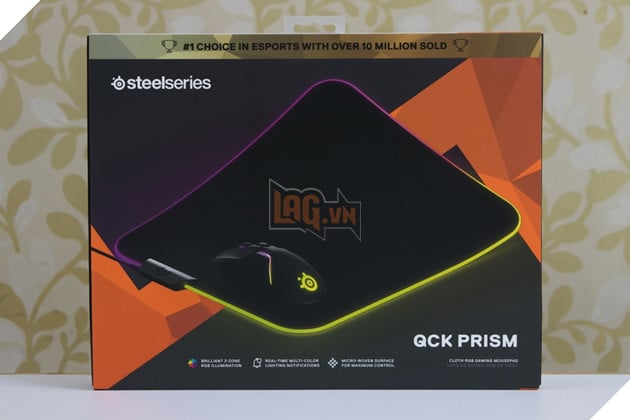 Tren tay nhanh bo san pham lot chuot QcK den tu SteelSeries co vien RGB cuc dep 3 Trên tay nhanh bộ sản phẩm lót chuột QcK đến từ SteelSeries có viền RGB cực đẹp 3