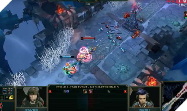 Lí giải lí do Faker thất bại trước Pabu trong trận tứ kết chế độ 1v1 Siêu sao Đại chiến 2018 