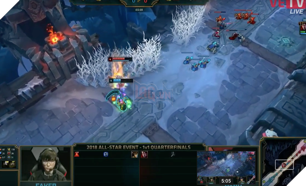 Lí giải lí do Faker thất bại trước Pabu trong trận tứ kết chế độ 1v1 Siêu sao Đại chiến 2018 