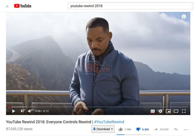 Youtube Rewind 2018 chuẩn bị phá kỉ lục trở thành Video có Dislike cao nhất Youtube 3