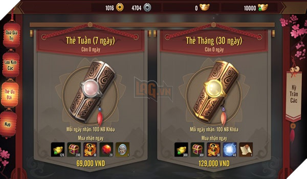 Kiếm Thế Mobile: Hướng dẫn cách nạp thẻ/ Nguyên Bảo an toàn nhất trên mọi phương tiện 6