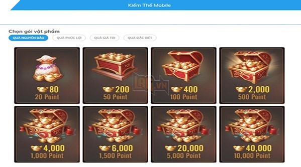 Kiếm Thế Mobile: Hướng dẫn cách nạp thẻ/ Nguyên Bảo an toàn nhất trên mọi phương tiện 2