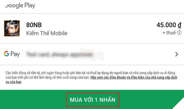 Kiếm Thế Mobile: Hướng dẫn cách nạp thẻ/ Nguyên Bảo an toàn nhất trên mọi phương tiện 8