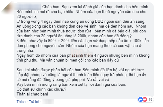 Đánh giá 1 sao vì homestay tại Đà Lạt thu phí dọn phòng 900k, khách nữ bị dân mạng tấn công và sự thật phía sau - Ảnh 3.