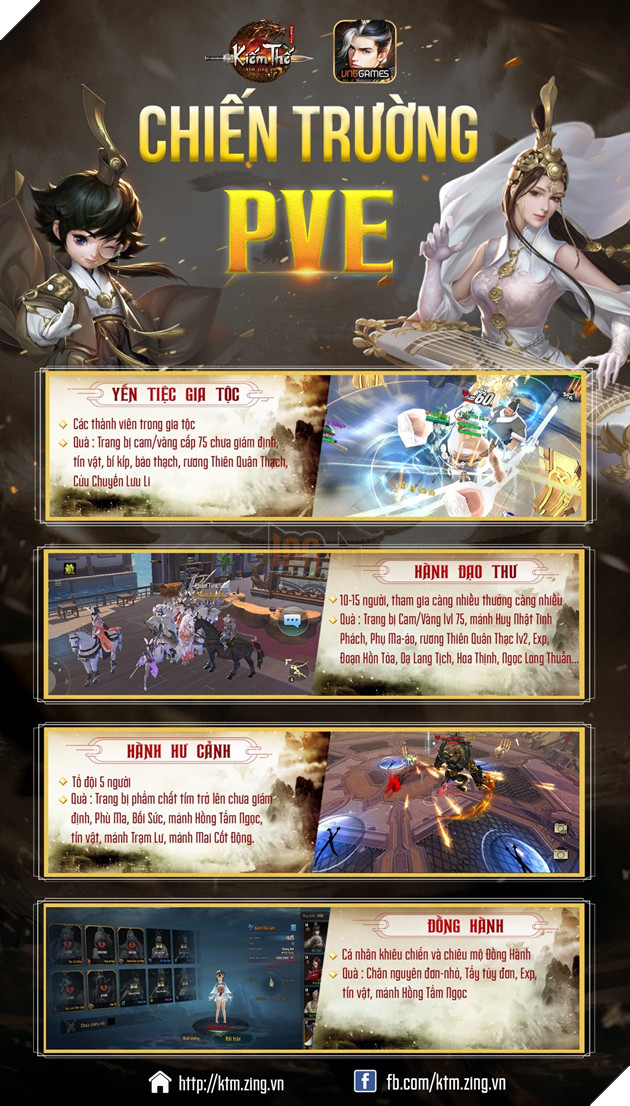 Game thủ hừng hực thử sức mình cùng các chế độ PvE, PvP của Kiếm Thế Mobile