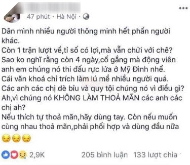 Người quản lý ứng xử kiểu chợ búa, Hà Đức Chinh hóa tội đồ 3