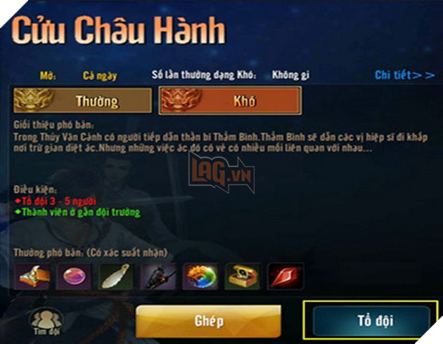 Kiếm Thế Mobile: Hướng dẫn cách tham gia Cửu Châu Hành nhận ngay trang bị giá trị 3