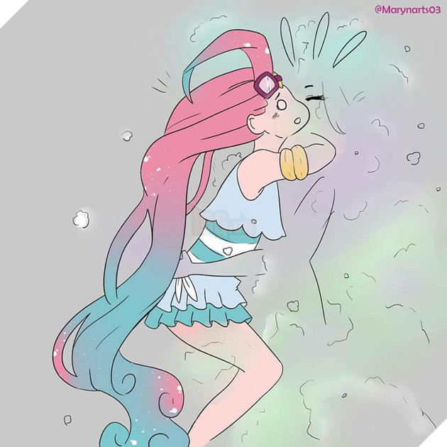 Fan Art - Liên Minh Huyền Thoại khi Neeko diễn Bách Hợp cực tinh nghịch ! 4