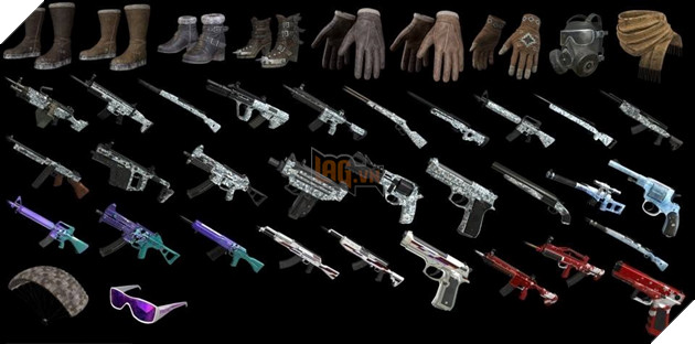 PUBG - Tổng hợp toàn bộ Skin vũ khí và trang phục trong sự kiện Survivor Pass: Vikendi 31