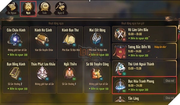 Kiếm Thế Mobile: Hướng dẫn hoạt động Dục Hỏa Tranh Phong mà bạn cần biết 2