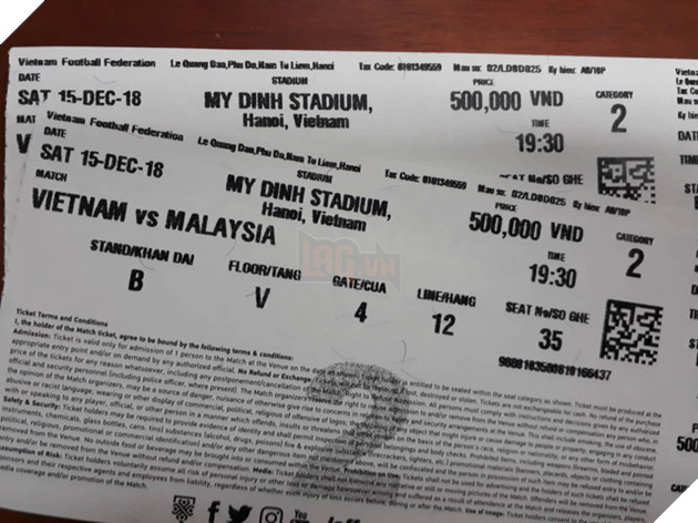 Vé trận chung kết VN- Malaysia bị in lỗi - Ảnh 2.