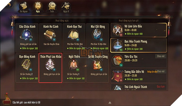 Kiếm Thế Mobile: Hướng dẫn hoạt động Thảo Phạt Lưu Khấu mà bạn cần biết 2