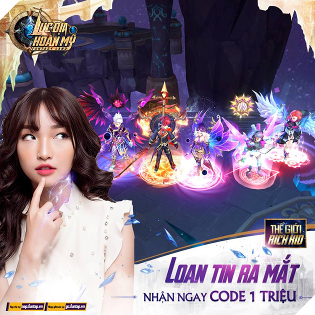 Lục Địa Hoàn Mỹ - nhận ngay Giftcode 500.000 VND chào mừng Open Beta