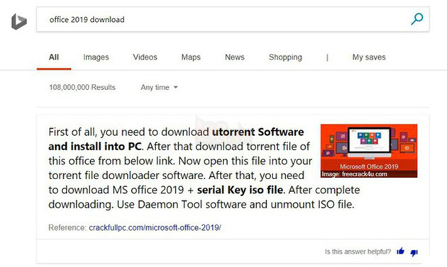 Microsoft đề xuất cho người dùng cách crack phần mềm Office 2019 - Ảnh 1.