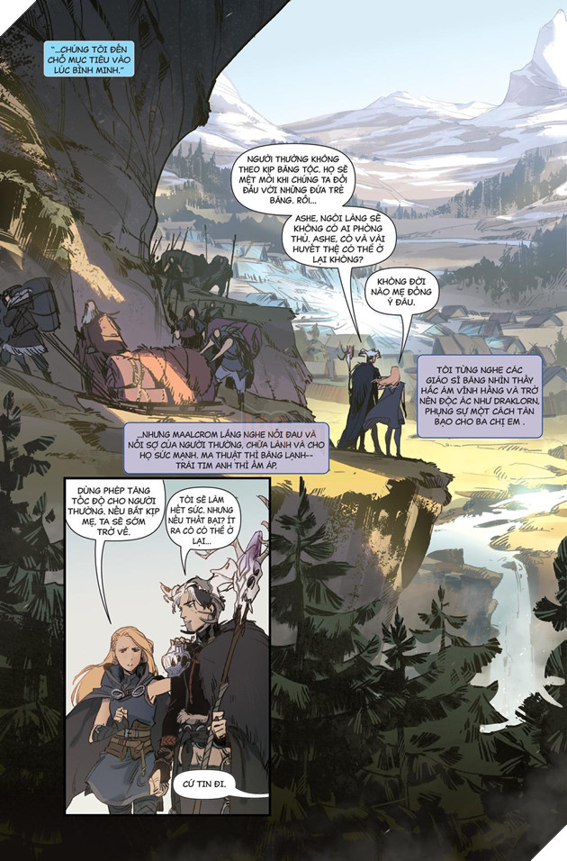 Truyện tranh Liên Minh Huyền Thoại: Ashe Chiến Mẫu Phần 1 Tiếng Việt 11