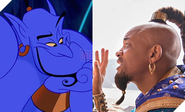 Sai quá sai với tạo hình chàng ngố Aladdin, phản diện Jafar thì đẹp trai như soái ca còn Will Smith không khác gì... Thần Hề - Ảnh 6.
