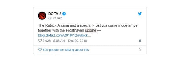 Dota 2: Chế độ Frosthaven và Magus Cypher Arcana chuẩn bị được cập nhật 2