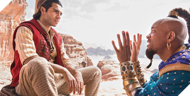 Sai quá sai với tạo hình chàng ngố Aladdin, phản diện Jafar thì đẹp trai như soái ca còn Will Smith không khác gì... Thần Hề - Ảnh 2.