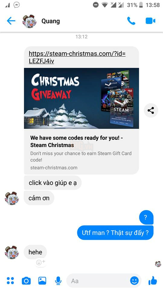 CẢNH BÁO: Trò lừa đảo mới trong mùa Giáng sinh trên Steam