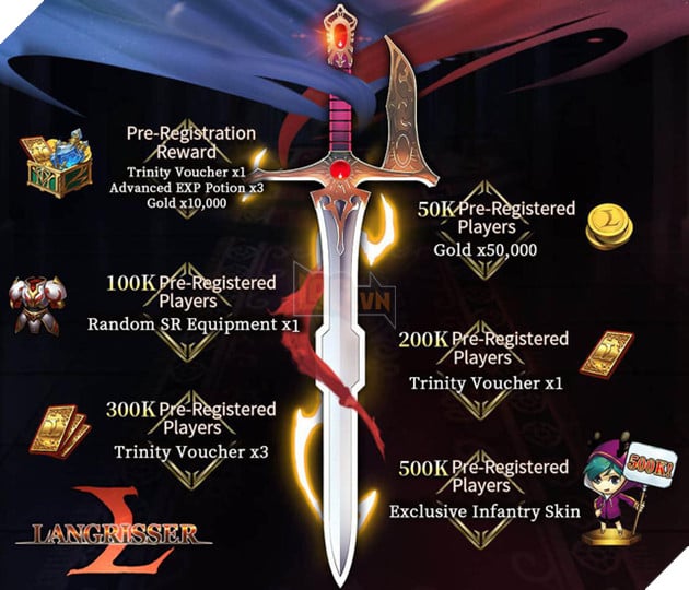 Game đỉnh Langrisser Mobile đã cho phép game thủ đăng ký trước tài khoản - Ảnh 3. Game đỉnh Langrisser Mobile đã cho phép game thủ đăng ký trước tài khoản - Ảnh 3.