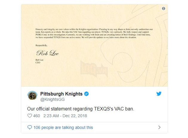 Bê bối hack map PUBG, hàng loạt tuyển thủ chuyên nghiệp ăn ban từ Valve 2