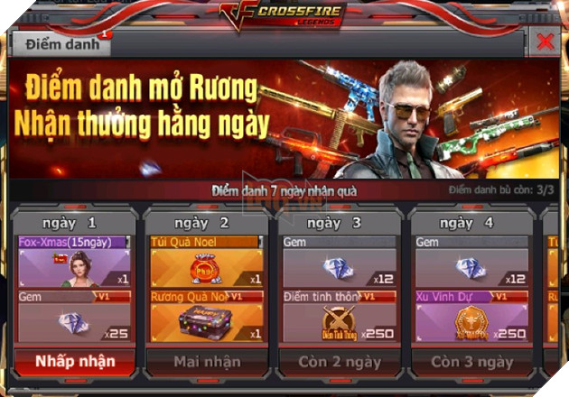 CrossFire Legends: Don chao su tro lai cua game thu cu cung vo van GEM va su kien nap 1 duoc 2 10 CrossFire Legends: Đón chào sự trở lại của game thủ cũ cùng vô vàn GEM và sự kiện nạp 1 được 2 10