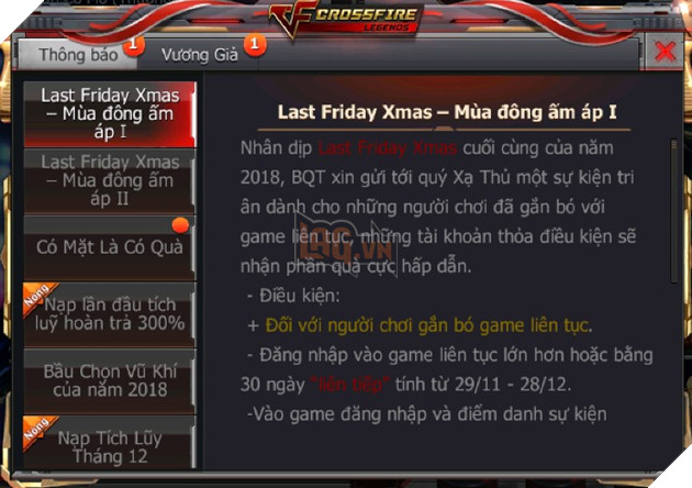 CrossFire Legends: Don chao su tro lai cua game thu cu cung vo van GEM va su kien nap 1 duoc 2 CrossFire Legends: Đón chào sự trở lại của game thủ cũ cùng vô vàn GEM và sự kiện nạp 1 được 2