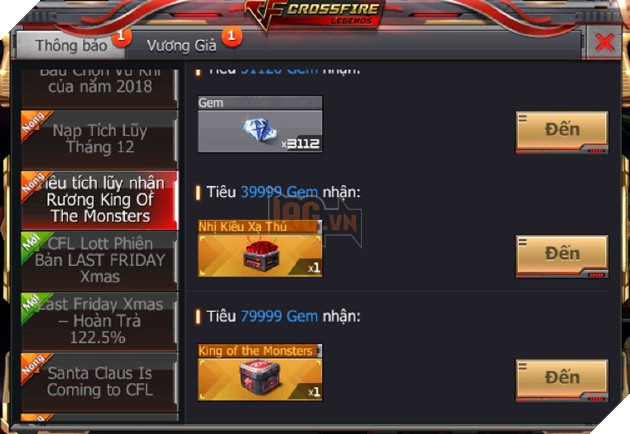 CrossFire Legends: Don chao su tro lai cua game thu cu cung vo van GEM va su kien nap 1 duoc 2 6 CrossFire Legends: Đón chào sự trở lại của game thủ cũ cùng vô vàn GEM và sự kiện nạp 1 được 2 6