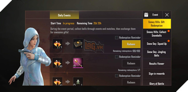 PUBG Mobile VNG ra mat choi su kien le hoi mua dong hap dan 8 PUBG Mobile VNG ra mắt chỗi sự kiện lễ hội mùa đông hấp dẫn 8
